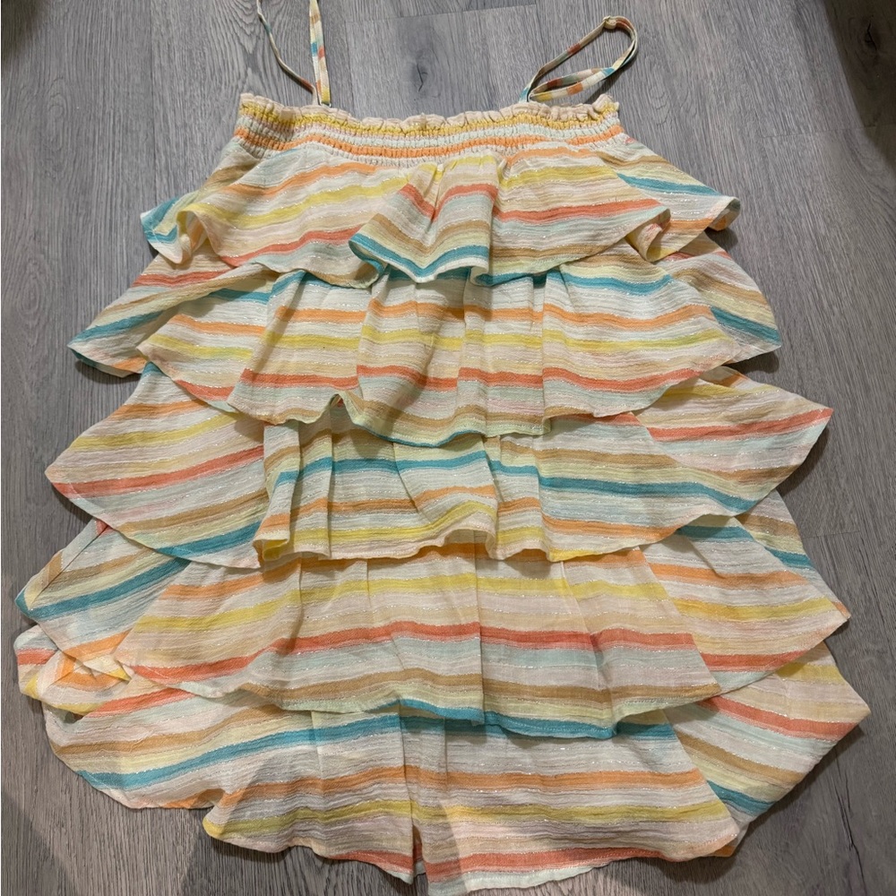 Revolve Lovers & Friends Mini Tiered Shift Dress
